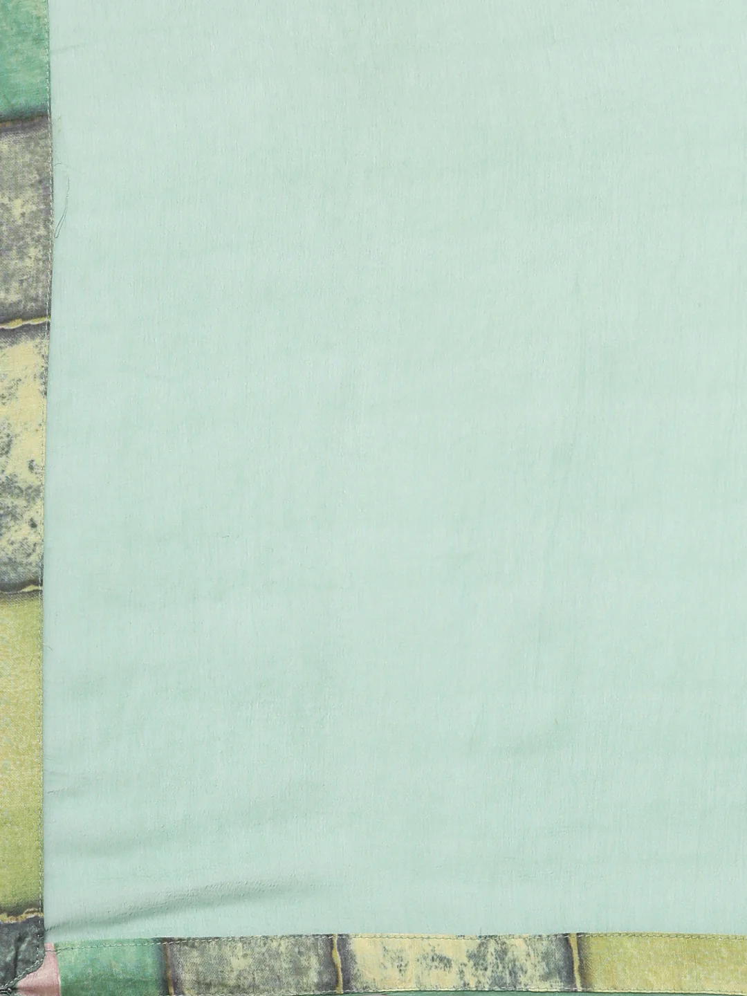 Neerus Green Regular Straight Geometric Kurta And Trousers With Dupatta - Image 7