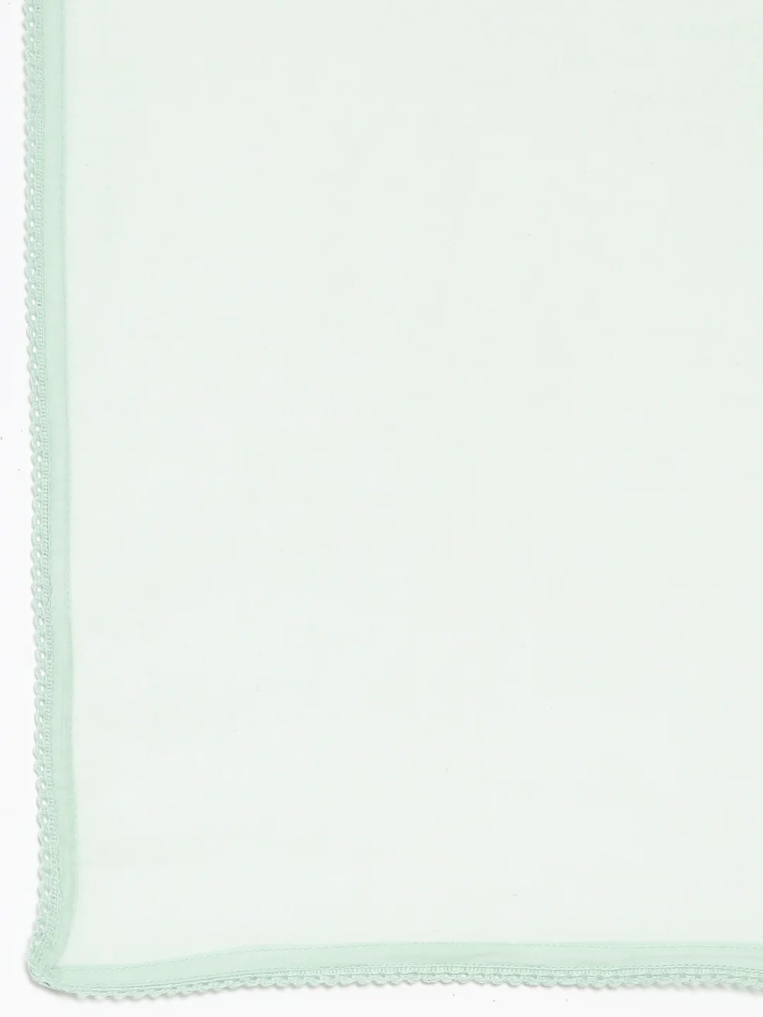 Neerus Green Regular Straight Solid Kurta and Trousers With Dupatta - Image 7