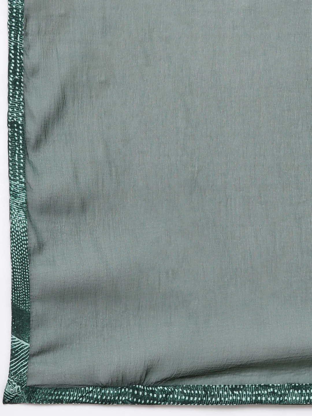 Neerus Green Regular Straight Tribal Kurta And Trousers With Dupatta - Image 7