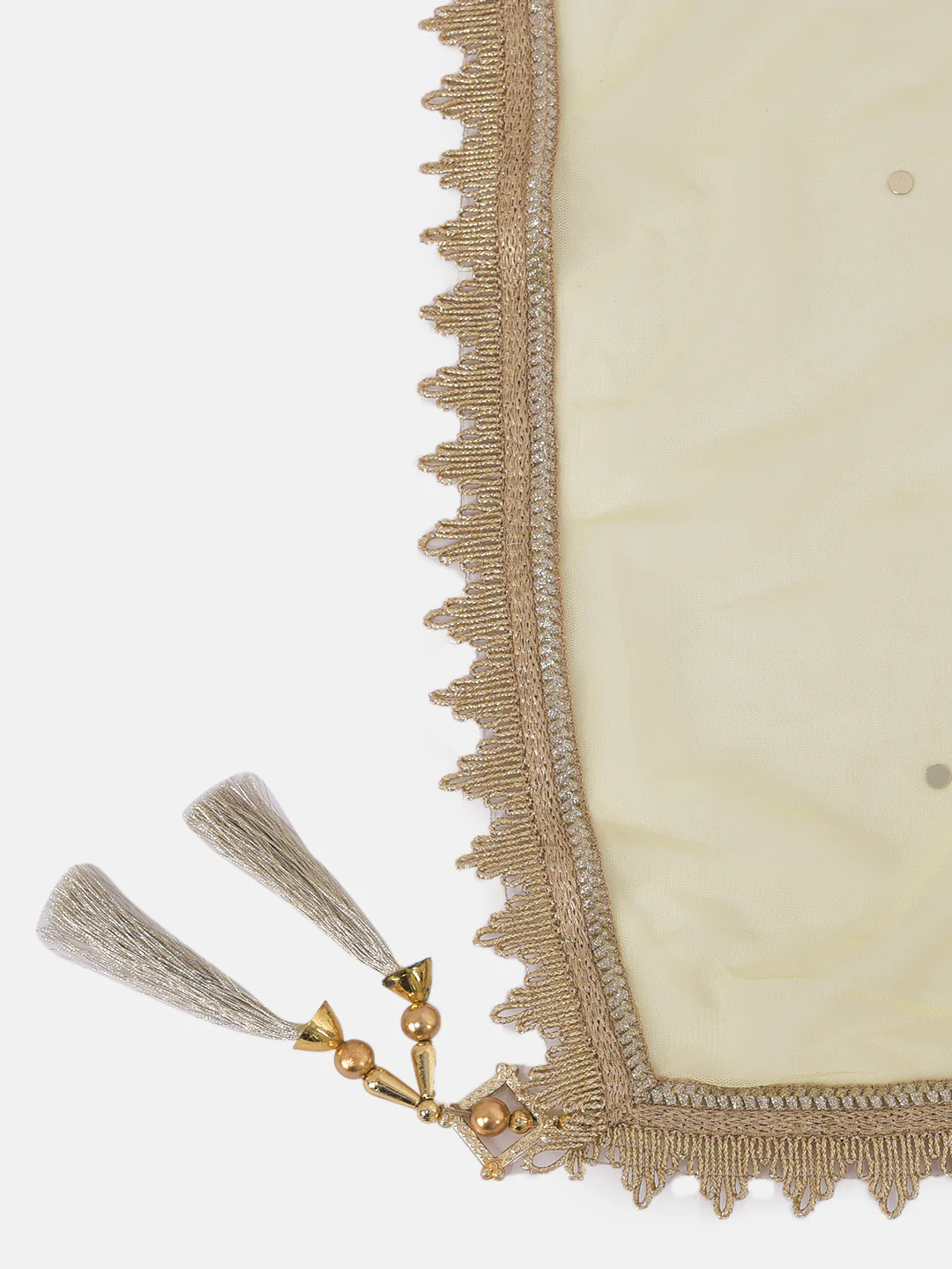 Neerus Green Zari Kurta With Sharara & Dupatta - Image 6