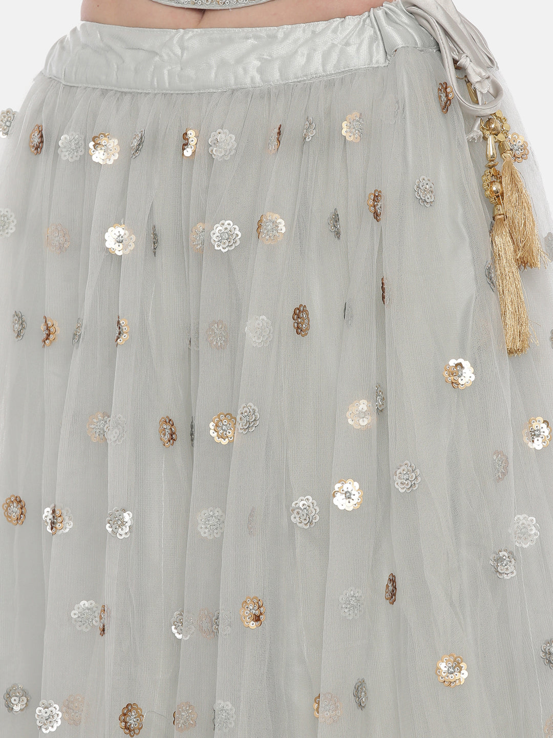 Neerus Grey Embellished Lehenga Set - Image 8