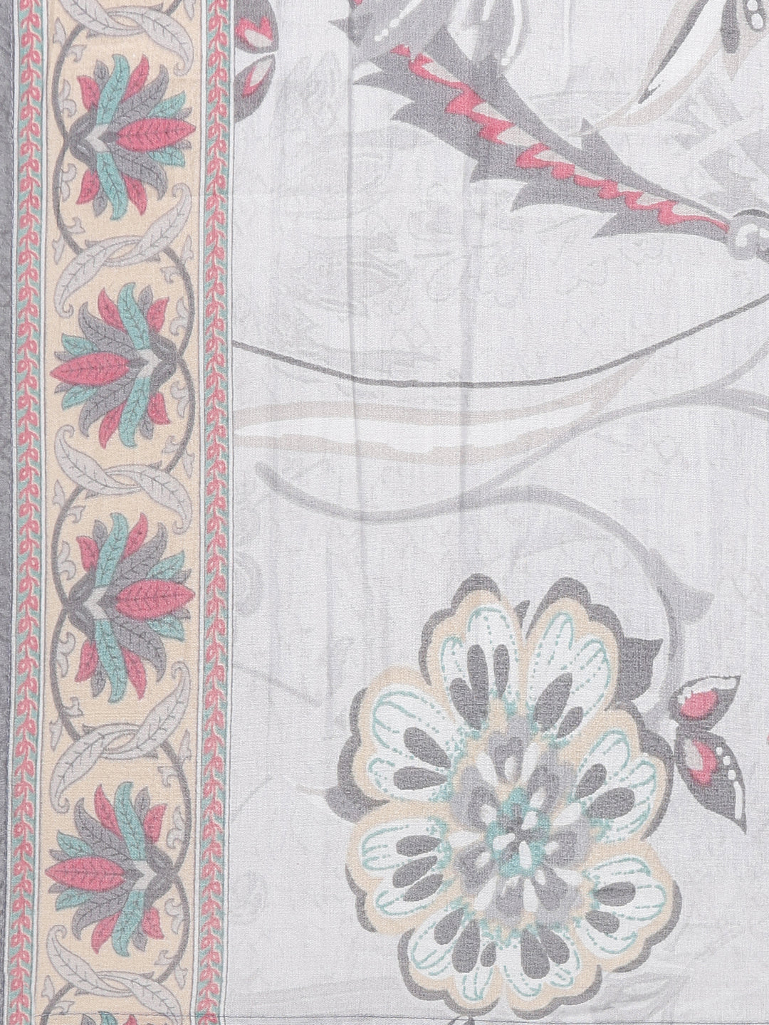 Neerus Grey Regular Straight Printed Kurta And Salwar With Dupatta - Image 7