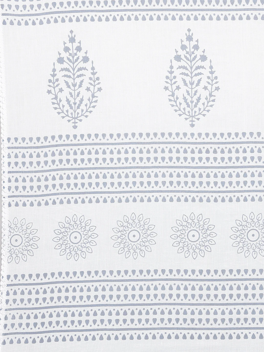 Neerus Indigo Color Cotton Fabric Kurta With Dupatta - Image 7