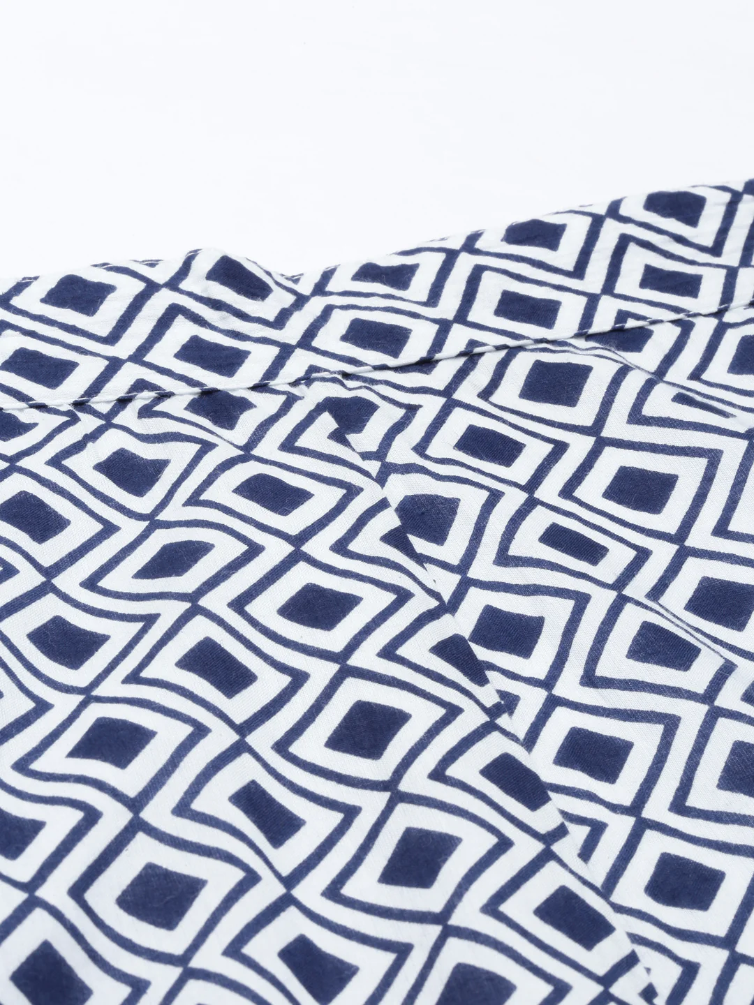 Neerus Indigo Color Cotton Fabric Plazzo - Image 6