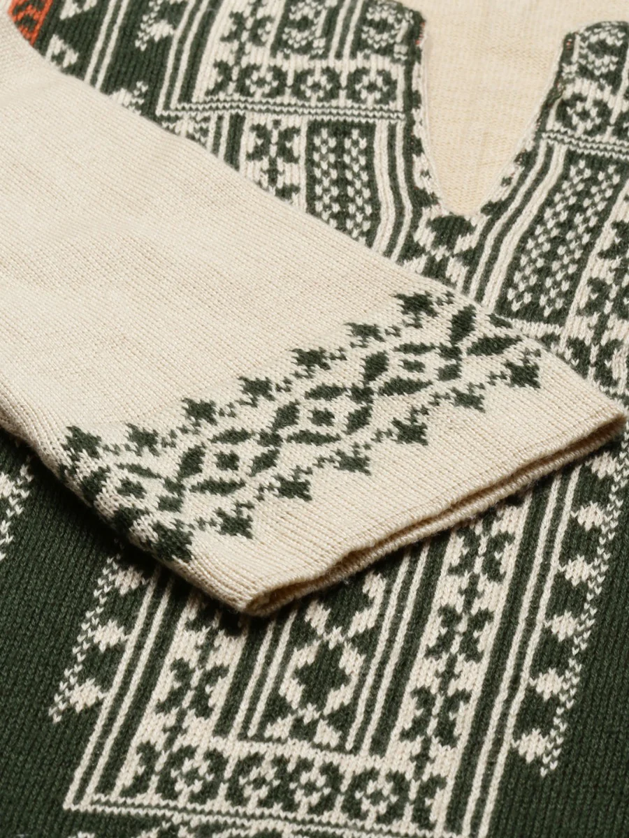 Neerus Ivory Color Winter Wear Kurtha - Image 5