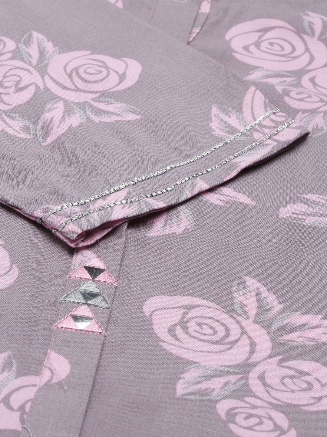 Neerus L Gray Color Rayon Fabric Kurta - Image 7