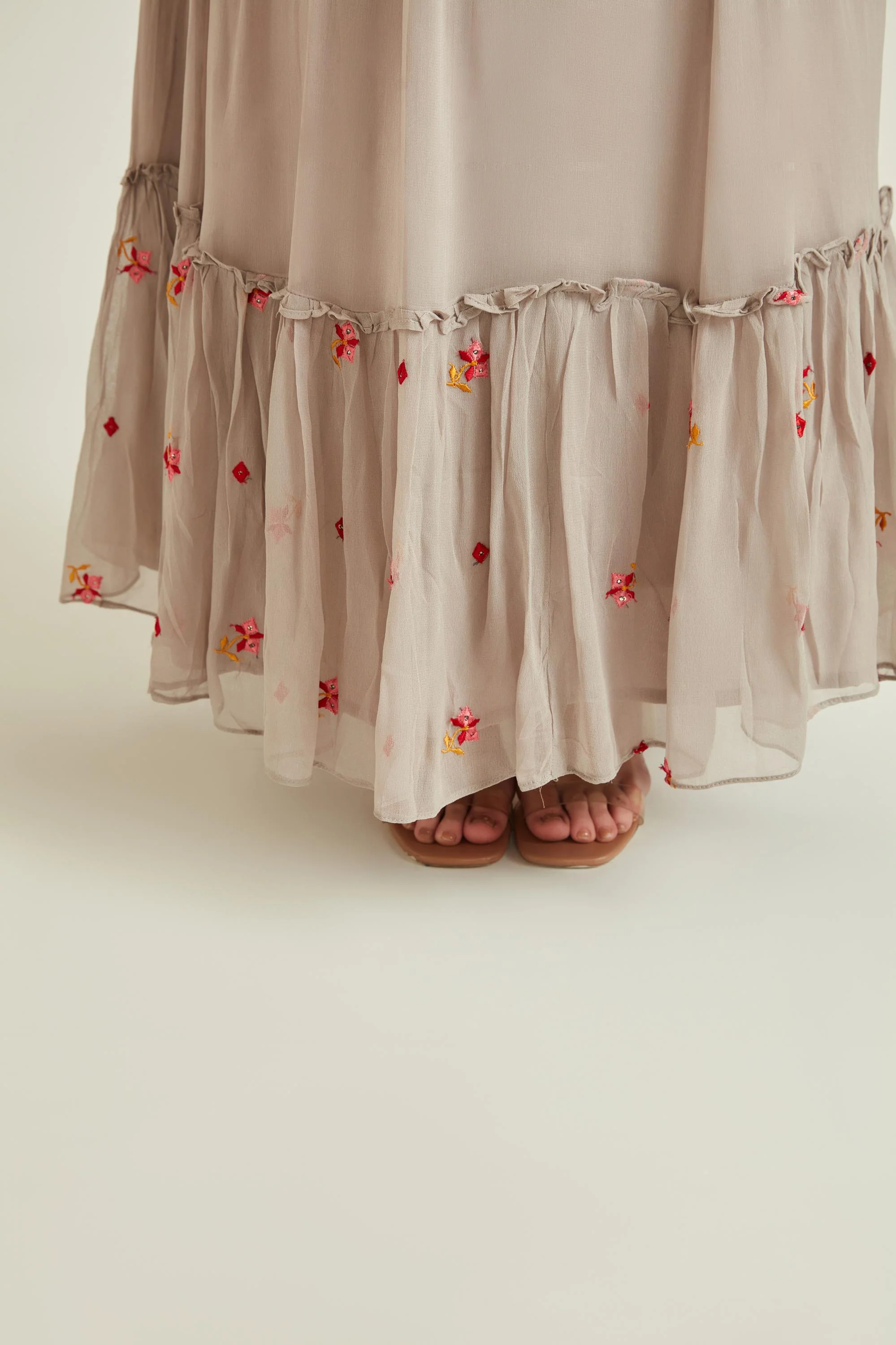 Neerus L Gray Colour Georgette Fabric Suit - Image 5