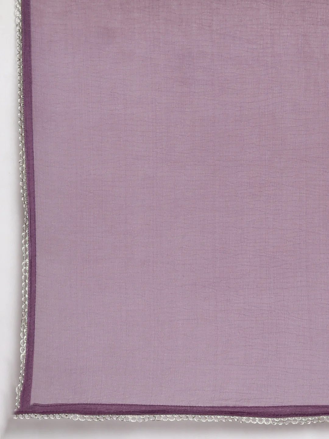 Neerus Lavender Casual Floral Straight Kurta and Trousers With Dupatta - Image 8