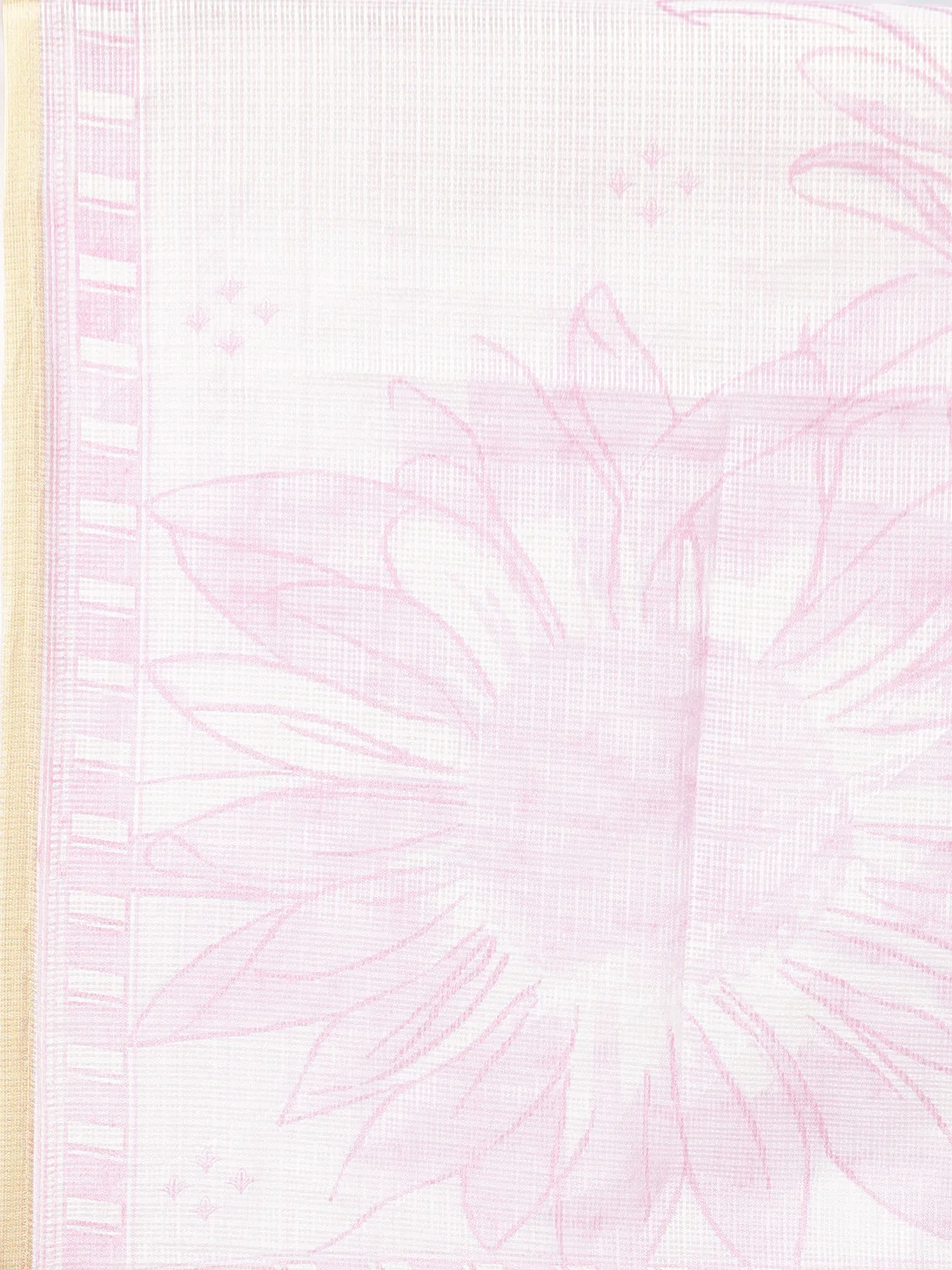Neerus Lavender Printed Straight Kurta and Trousers With Dupatta - Image 7