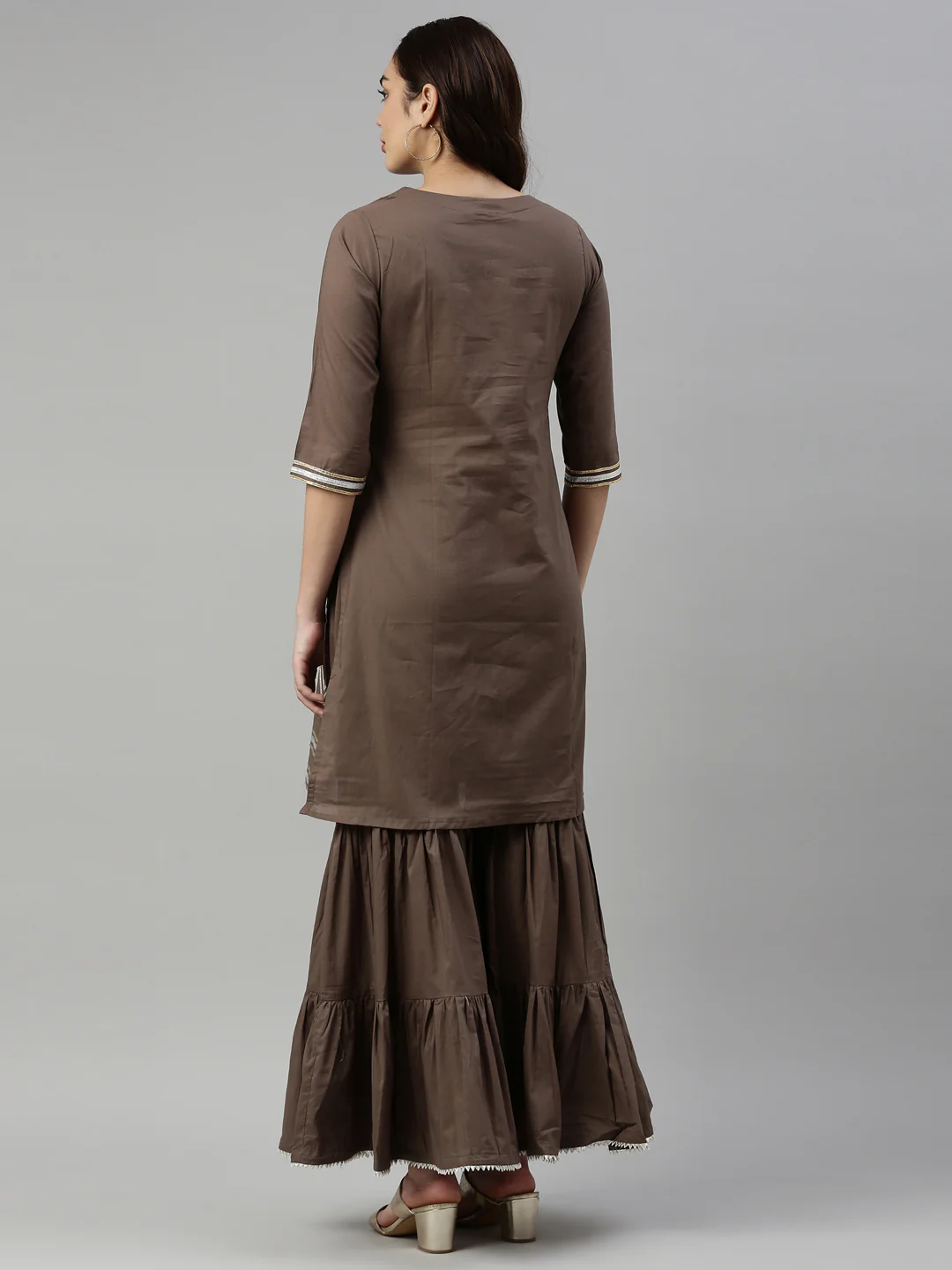 Neerus M Green Color Rayon Fabric Kurta Set - Image 5