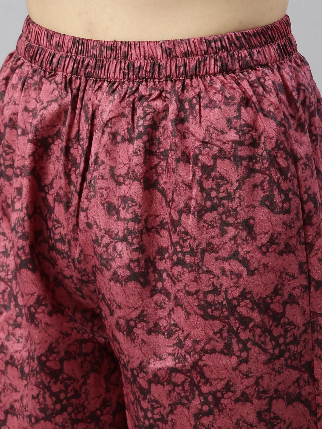 Neerus Magenta Color Model Fabric Suit Set - Image 7