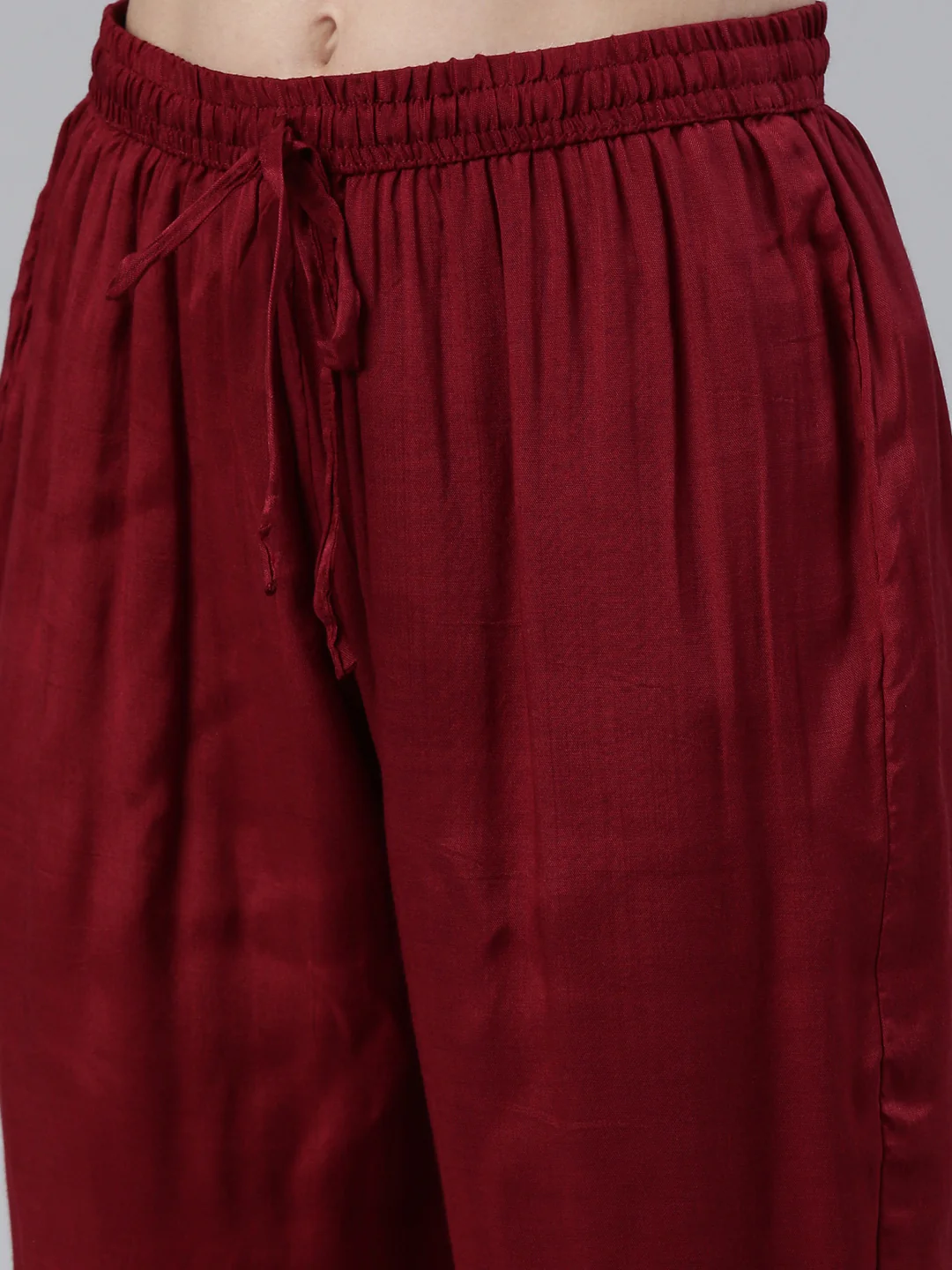 Neerus Magenta Regular Knee Length Printed Kurta Printed Trousers With Dupatta - Image 6