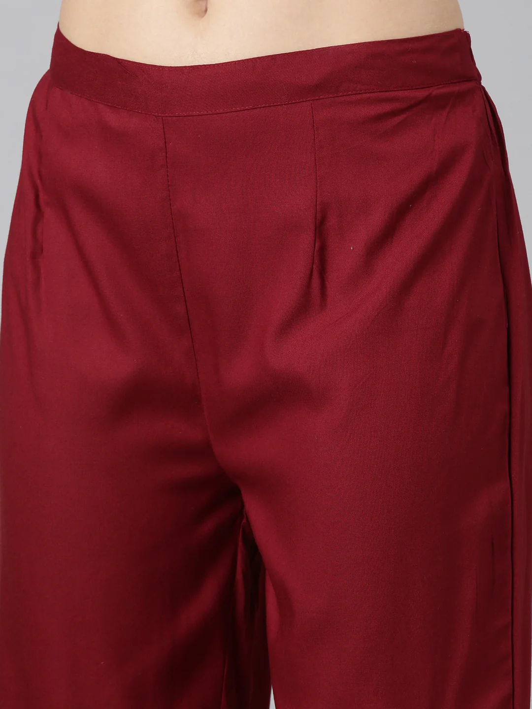 Neerus Maroon Regular Straight Printed Readymade suits - Image 6