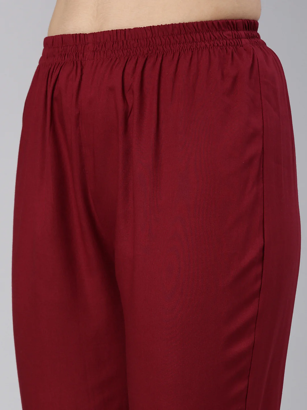 Neerus Maroon Regular Straight Printed Readymade suits - Image 6