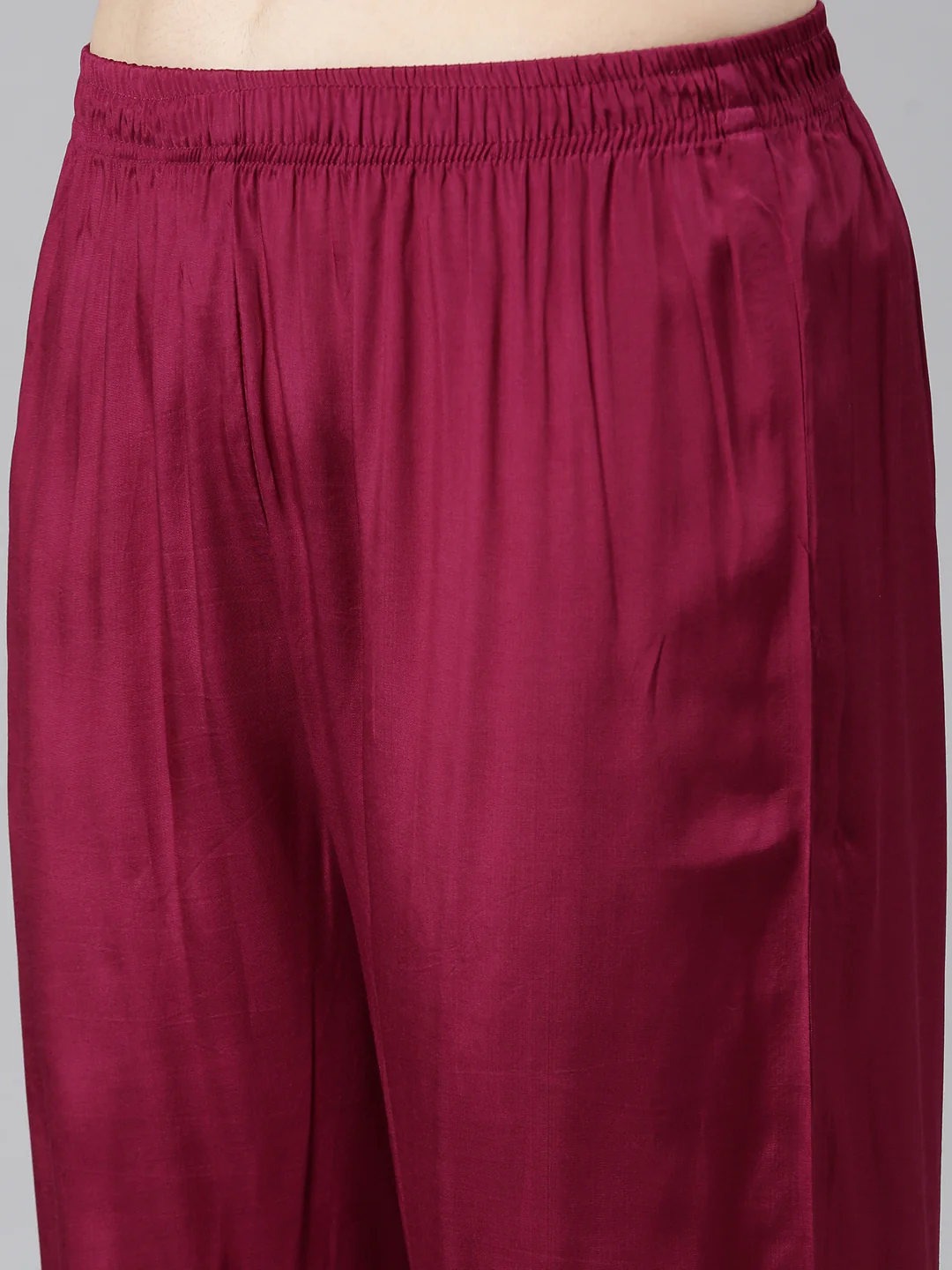 Neerus Maroon Regular Straight Printed Readymade suits - Image 6