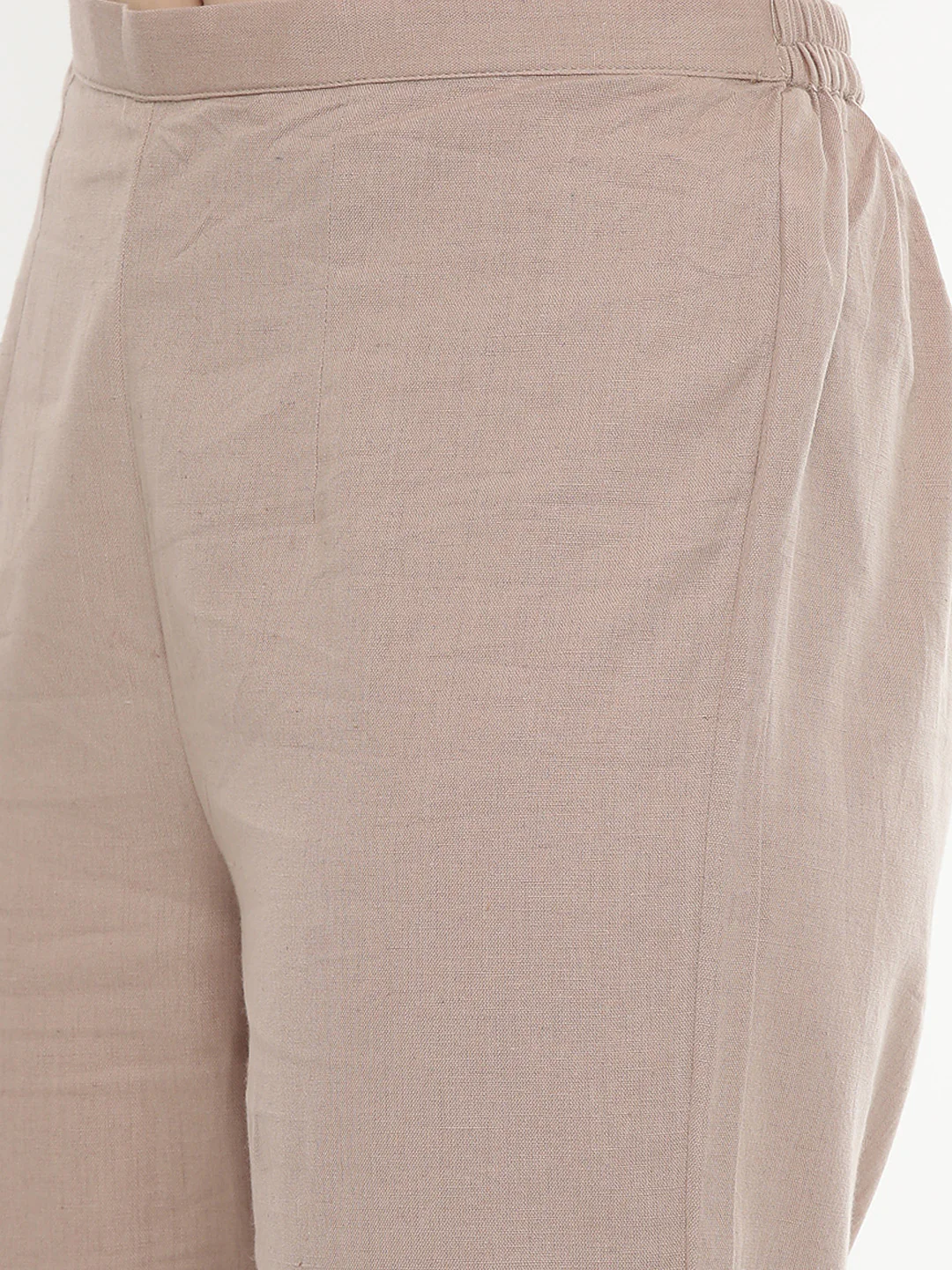 Neerus Mauve Embroidered Straight Kurta - Image 7