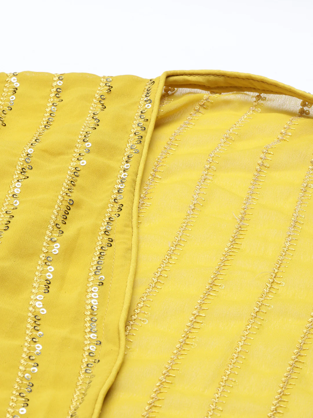 Neerus Mehadi Green Color Georgette Fabric Suit Set - Image 29