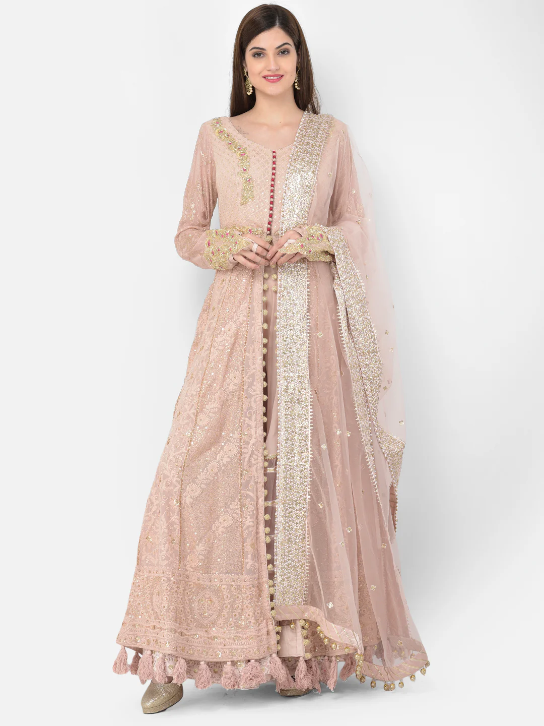 Neerus Mouse Color Georgette Fabric Salwar Kameez
