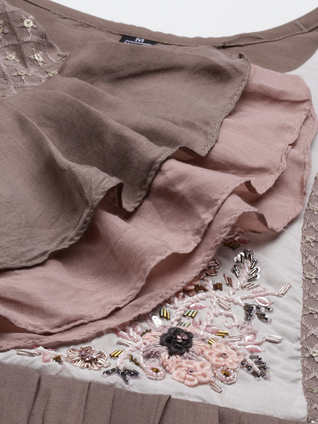 Neerus Mouse Color Muslin Fabric Kurta - Image 7
