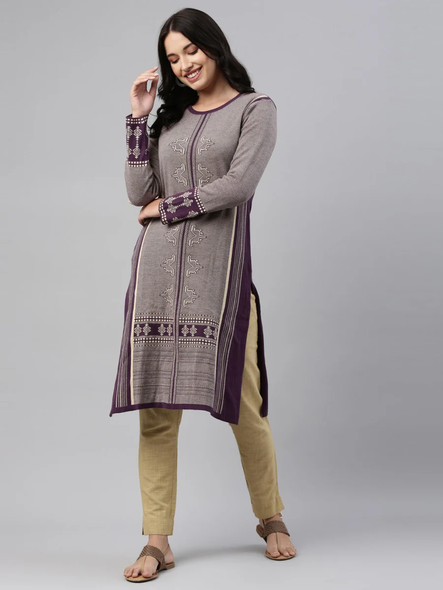 Neerus Mouse Color Winter Wear Kurtha