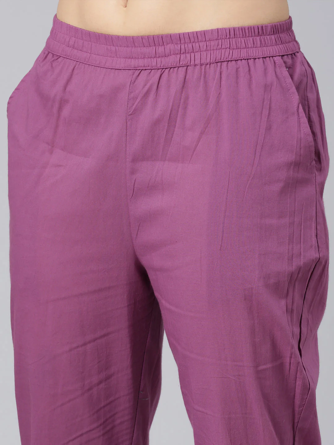Neerus Multi Panelled Straight Printed Kurta And Trousers With Dupatta - Image 7