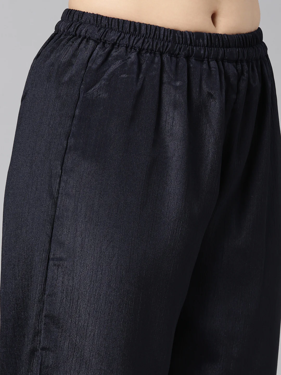 Neerus Multi Regular Straight Chevron Kurta And Trousers - Image 7