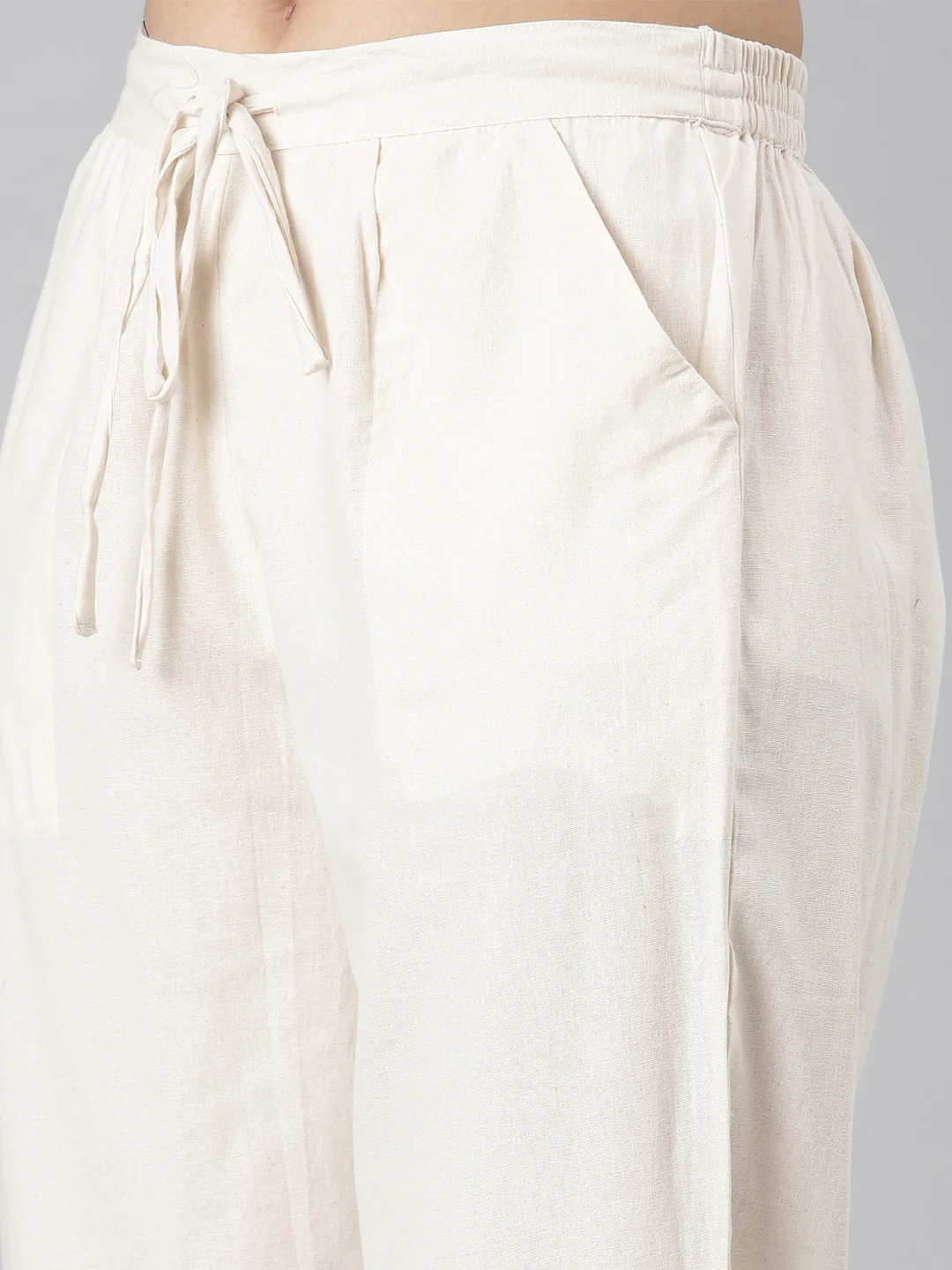 Neerus Multi Straight Casual Floral Kurta and Trouser. - Image 7