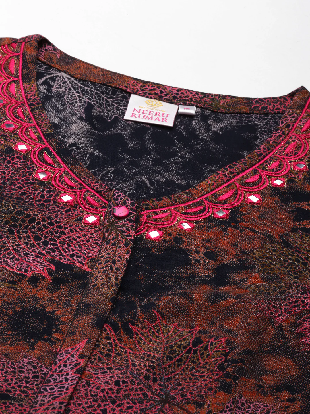 Neerus Multi Straight Casual Printed Dress - Image 5