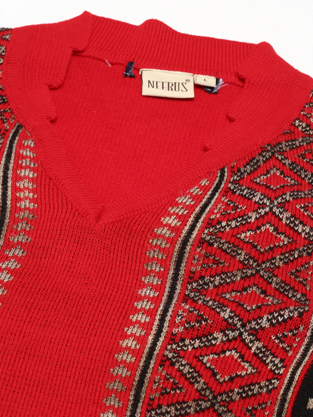 Neerus Multi Straight Printed Cotton Wool Kurta - Image 6