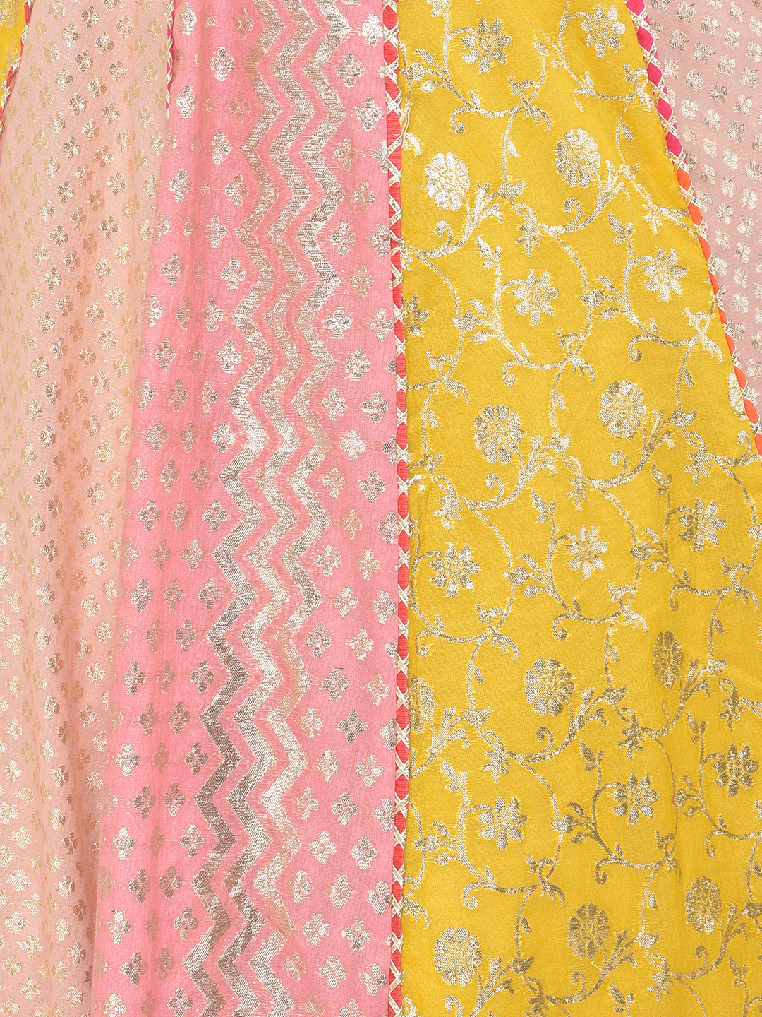 Neerus Multicolor Color Banaras Fabric Lehenga Choli - Image 5