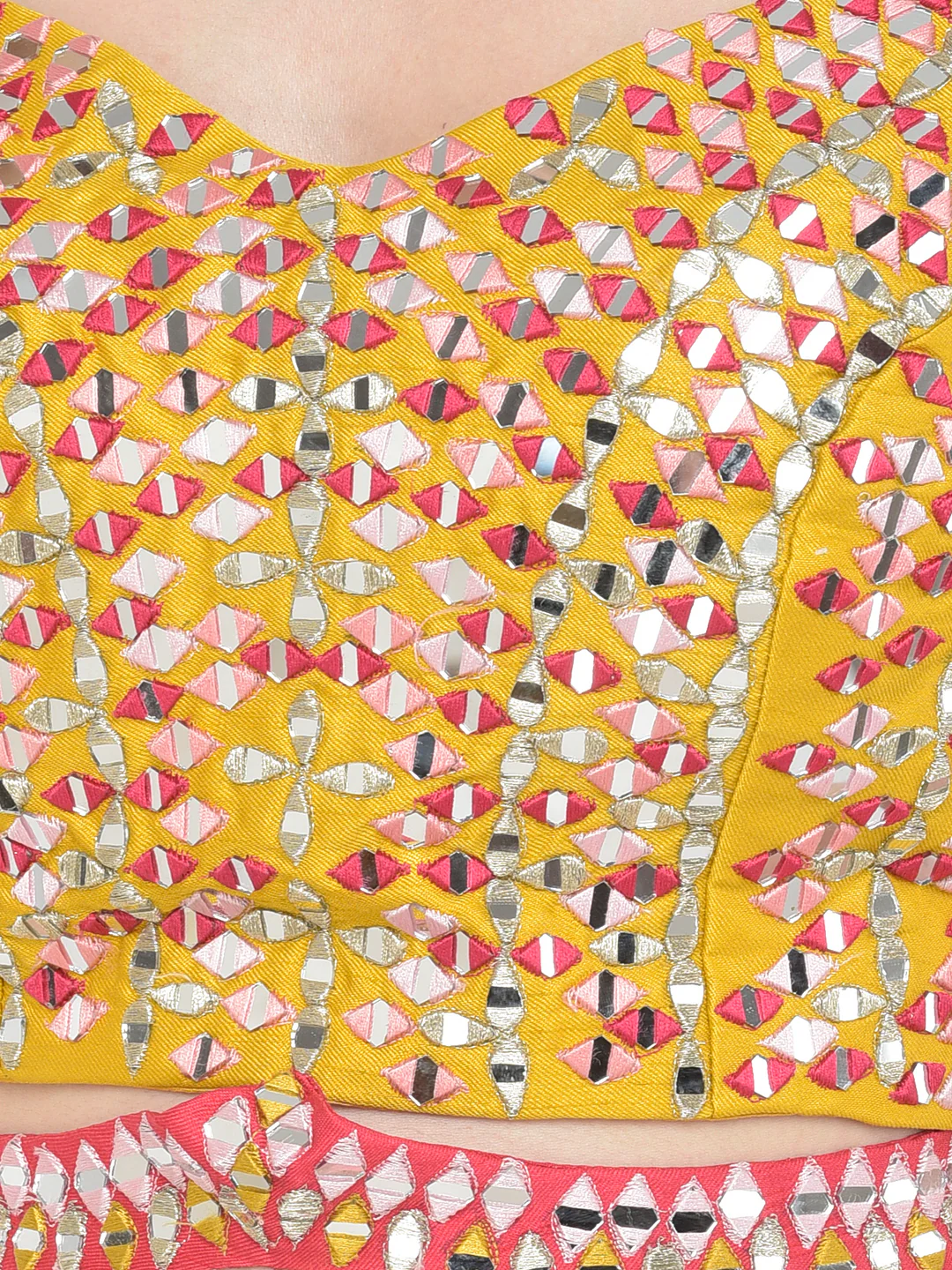 Neerus Multicolor Color Banaras Fabric Lehenga Choli - Image 7