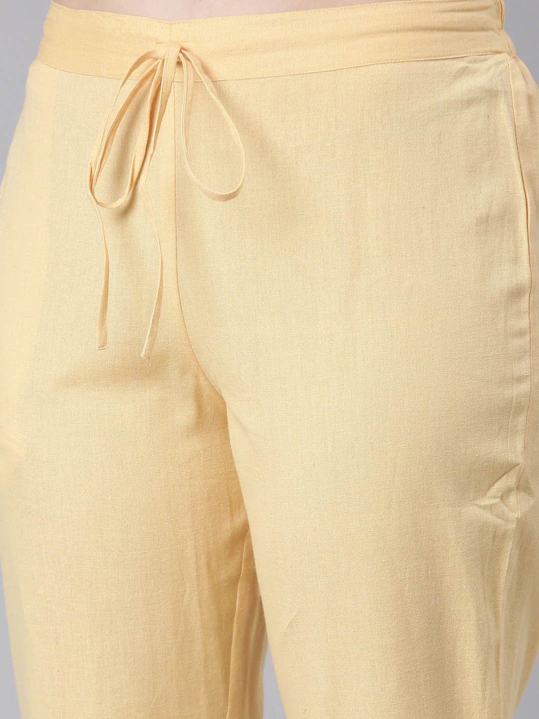 Neerus Multi Panelled Straight Floral Kurta And Trousers - Image 6