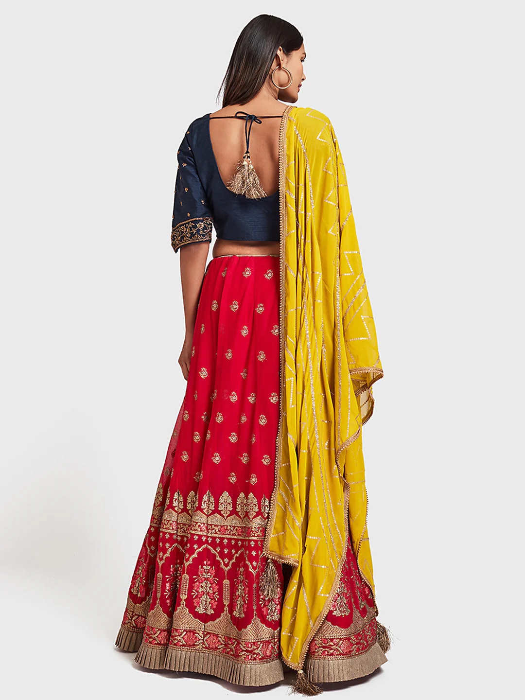Neerus Multicolor Zari Lehenga Set - Image 2