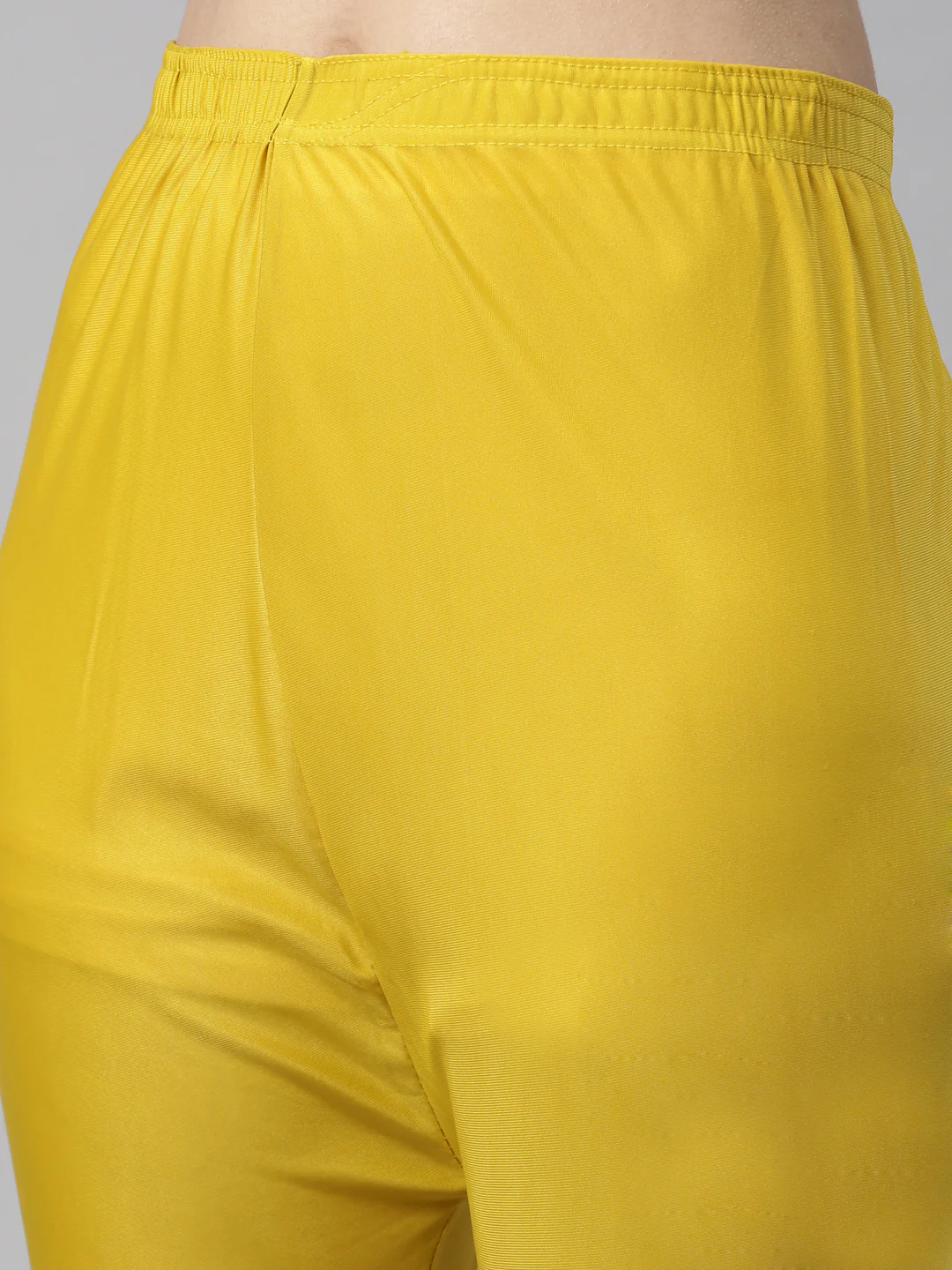 Neerus Mustard Color Georgette Fabric Kurta Set - Image 4