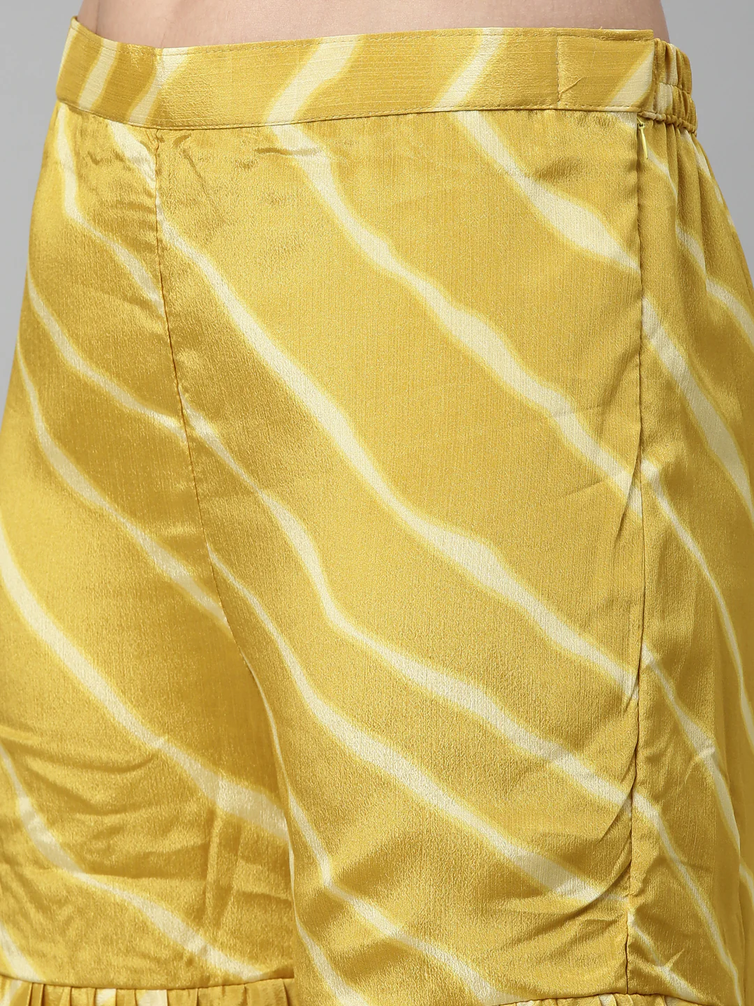 Neerus Mustard Color Jute Silk Fabric Kurta Sets With Dupatta - Image 7