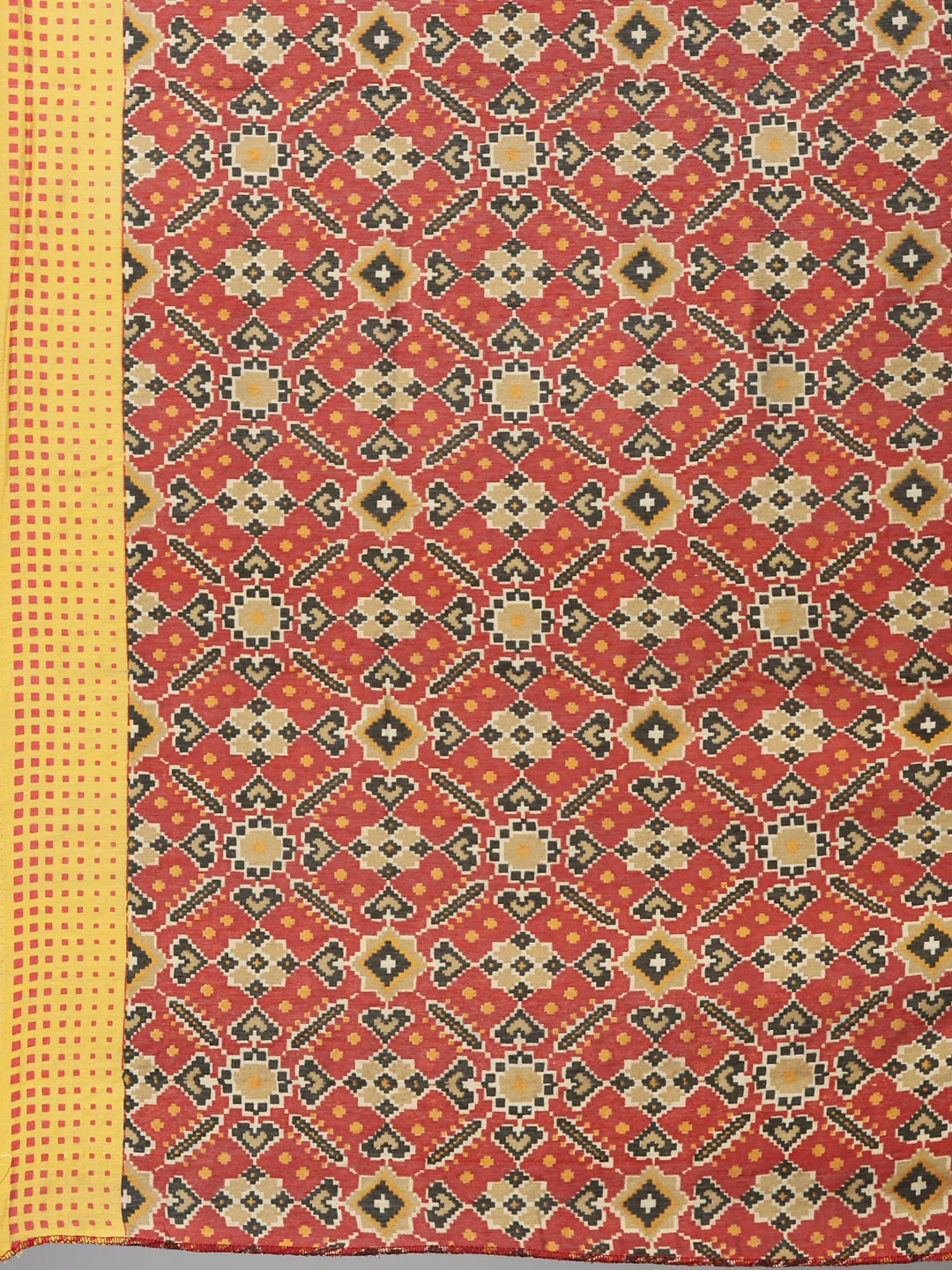 Neerus Mustard Color Model Fabric Kurta - Image 9