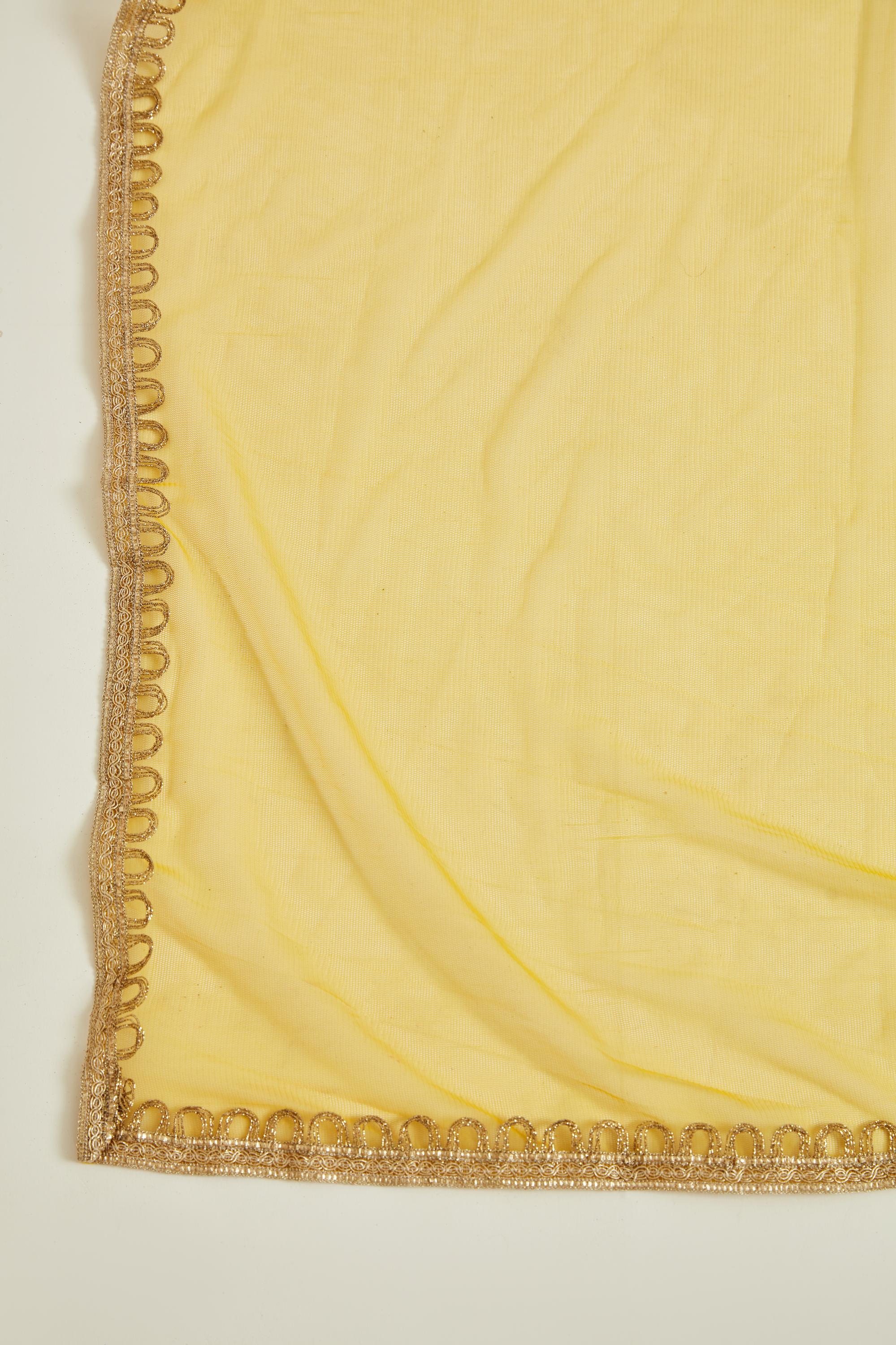 Neerus Mustard Colour Georgette Fabric Suit - Image 6