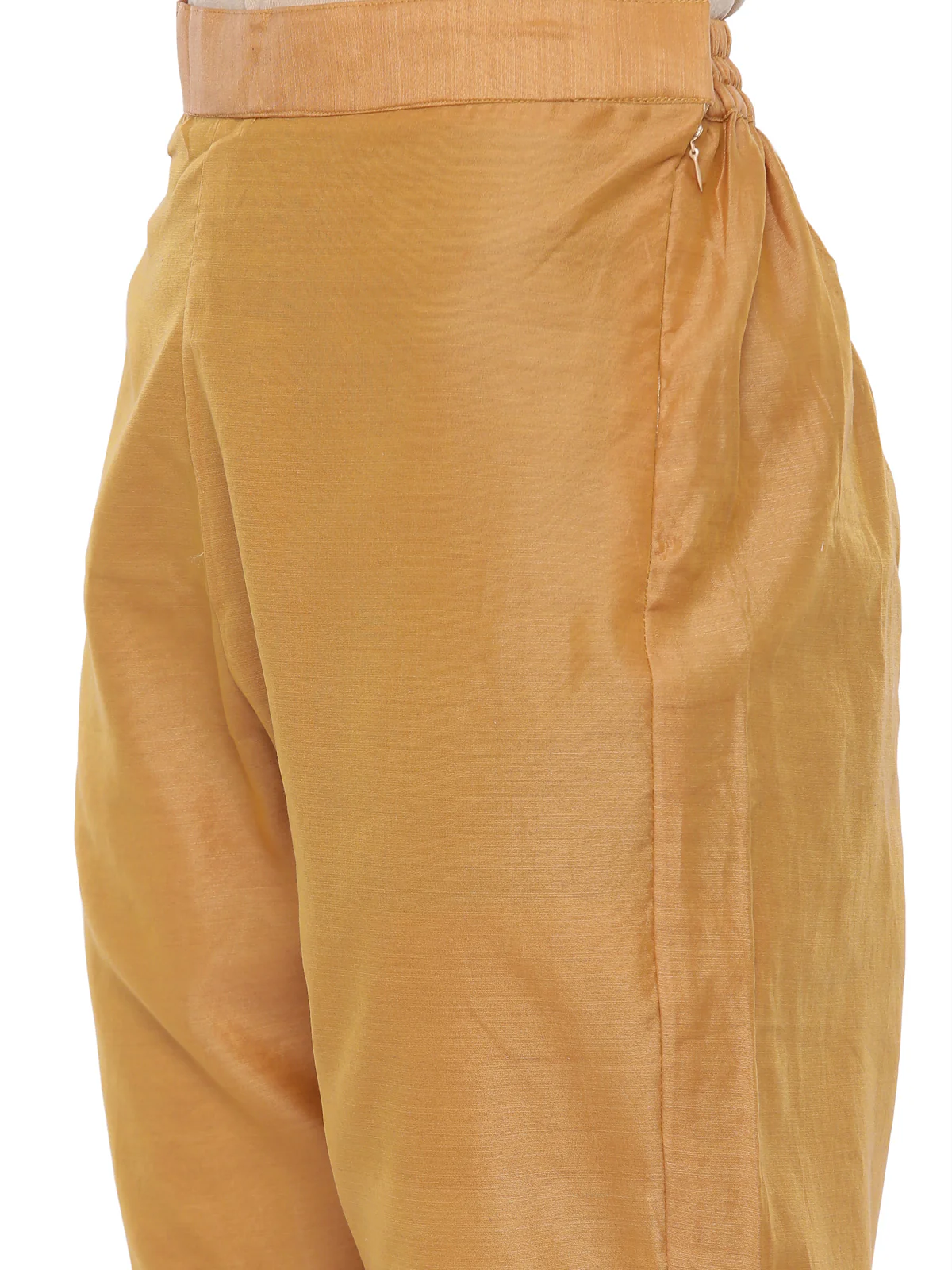 Neerus Mustard Embroidered Kurta With Pant & Dupatta - Image 2