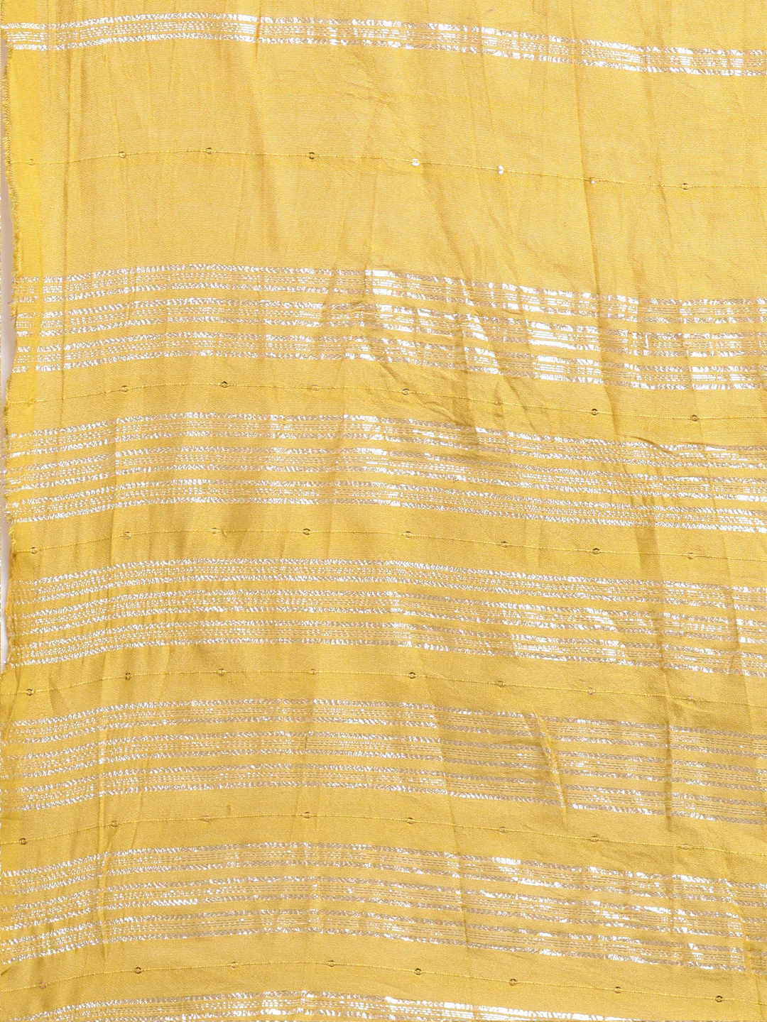 Neerus Mustard Regular Straight Solid Kurta And Trousers With Dupatta - Image 7