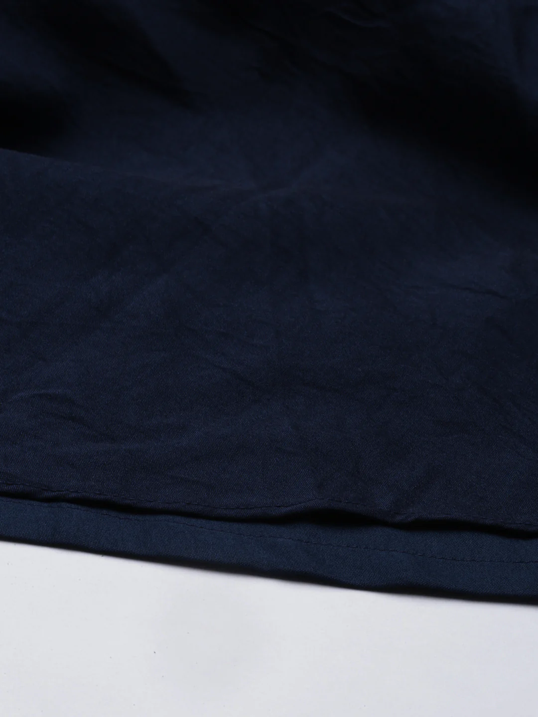 Neerus Navy Blue Color Silk Fabric Kurta - Image 9