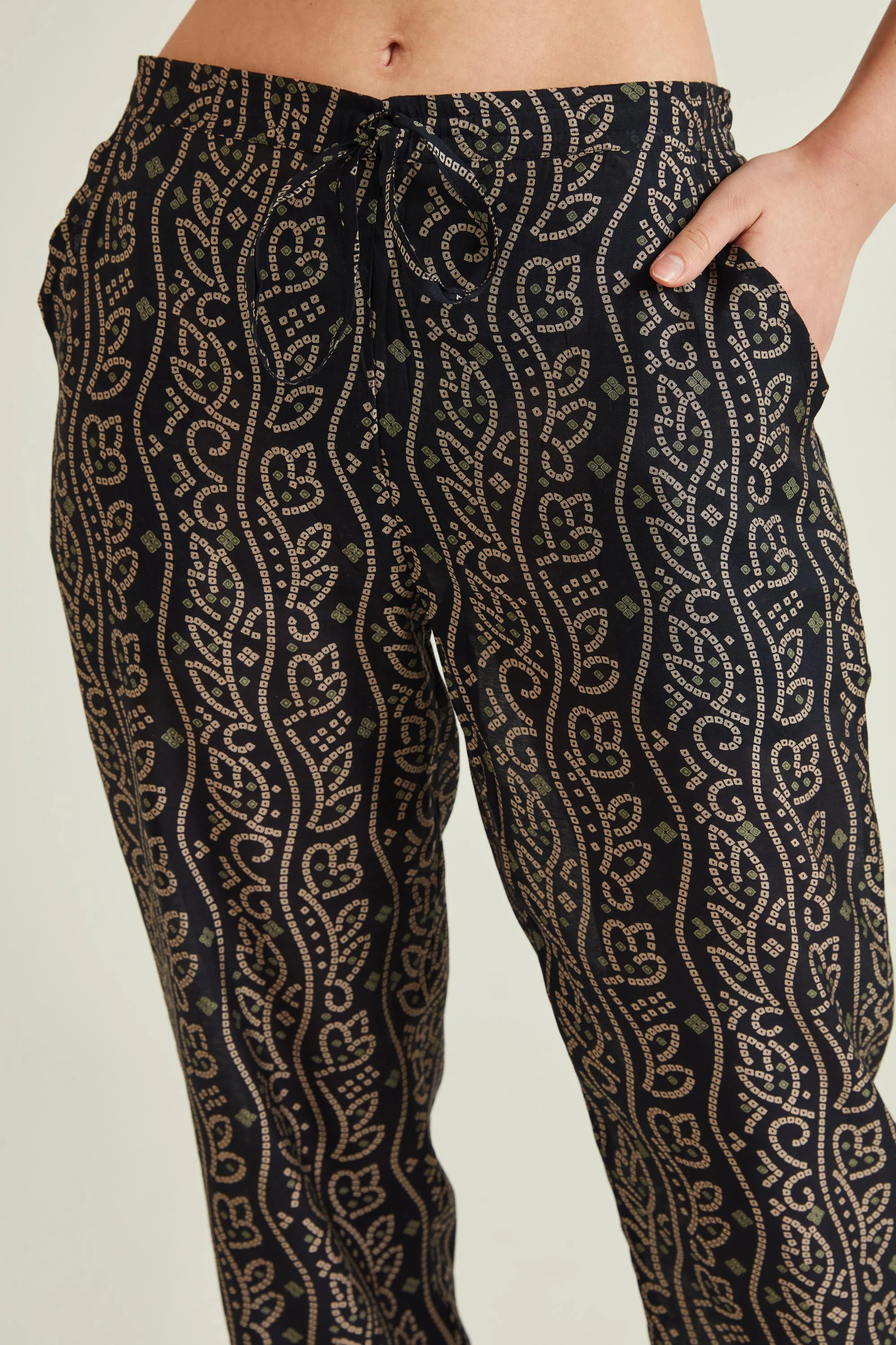 Neerus Navy Blue Colour Muslin Fabric Suit - Image 6