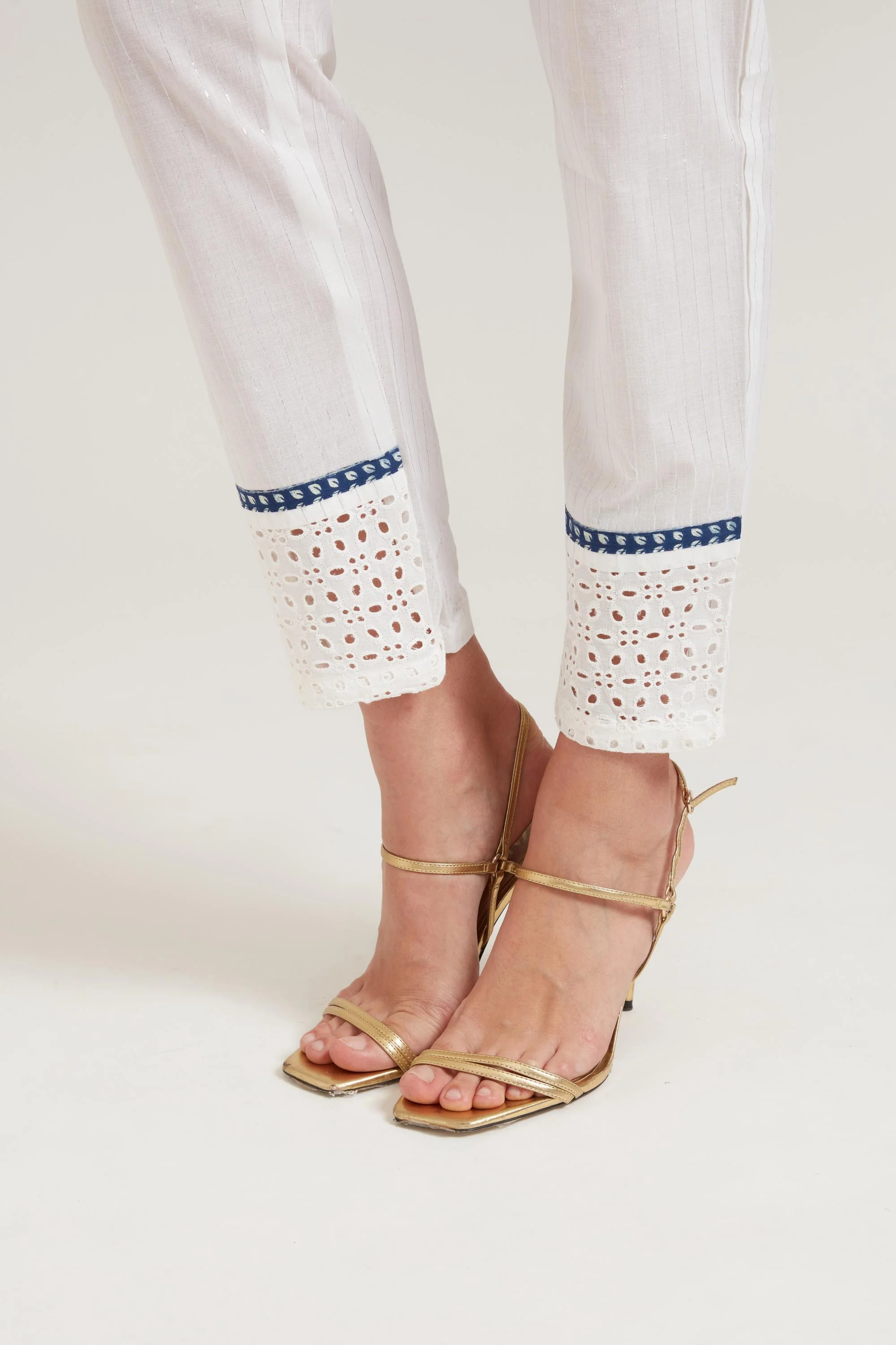 Neerus Off White Color Cotton Fabric Suit Set - Image 8