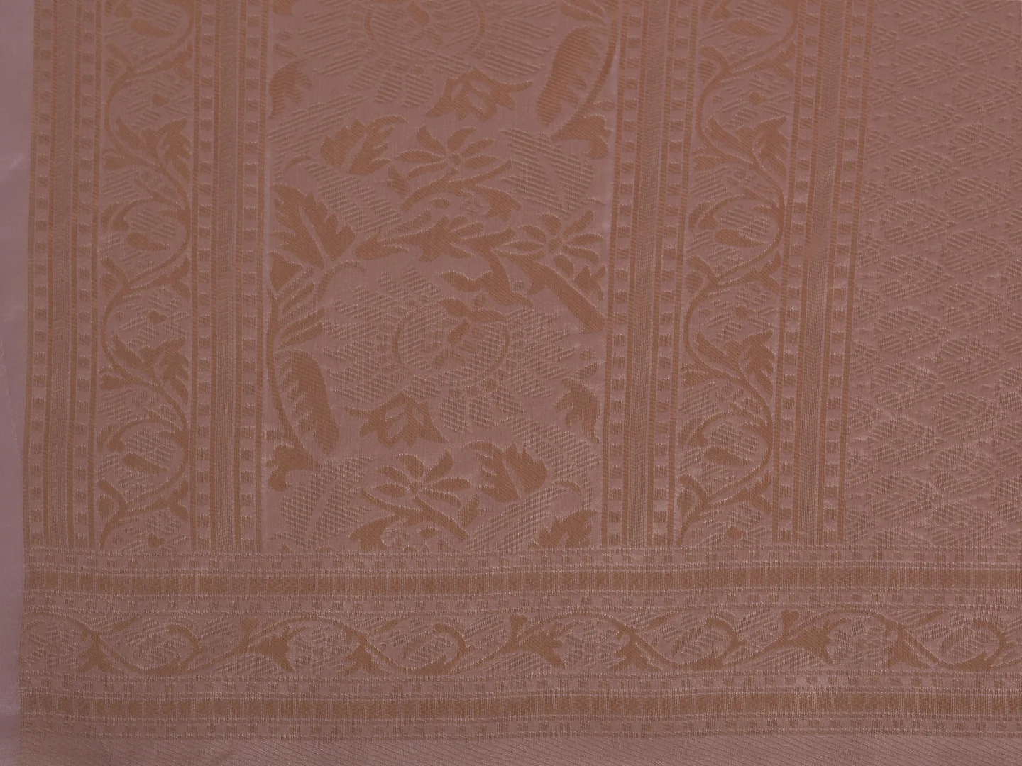 Neerus Onion Color Dupion Fabric Saree - Image 3