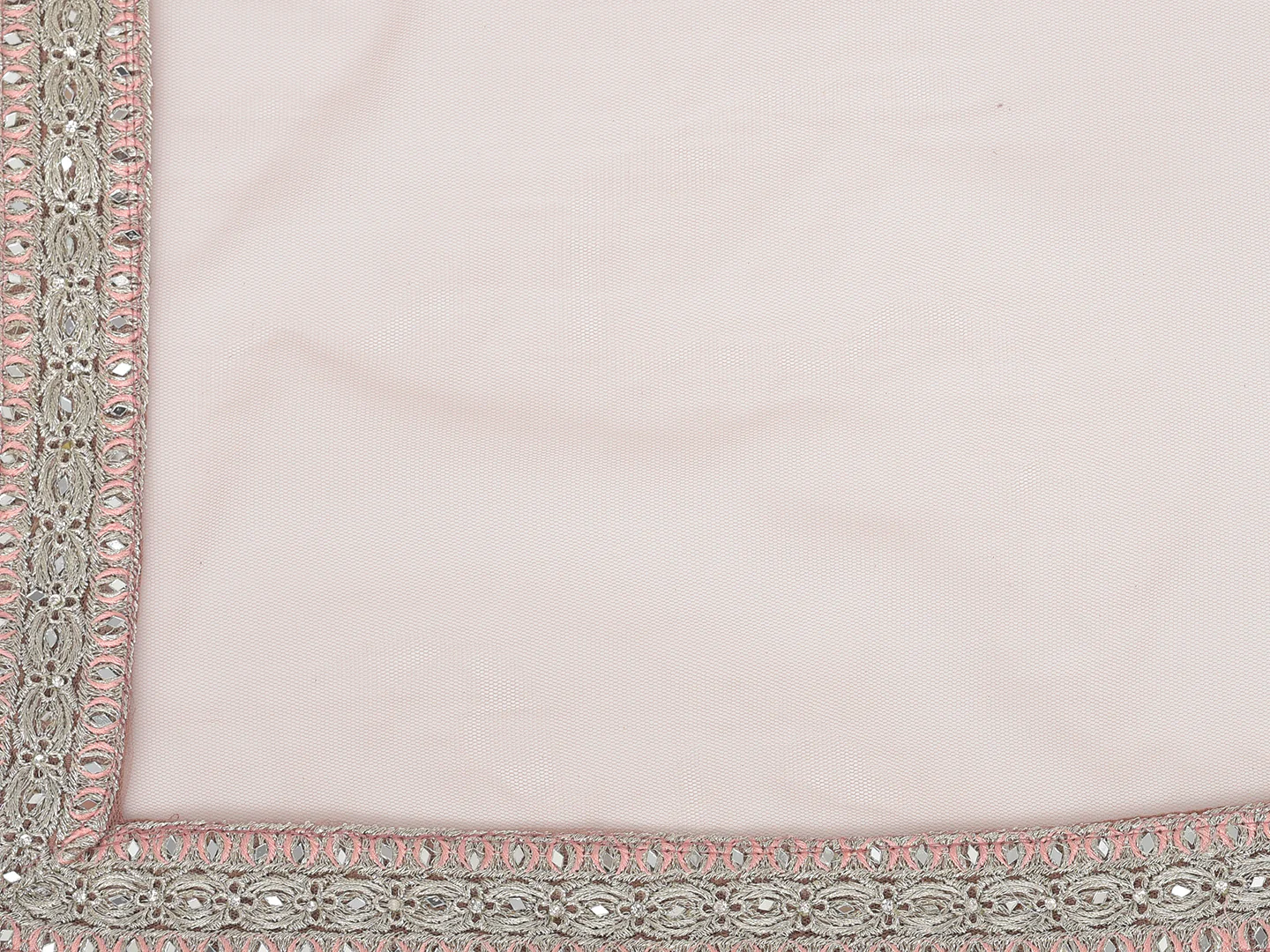 Neerus Onion Color Nett Fabric Salwar Kameez - Image 6