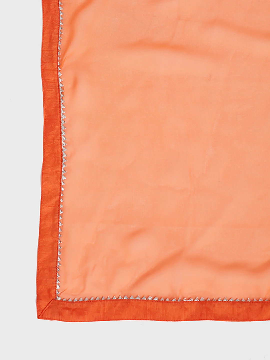 Neerus Orange Bandhani Kurta With Palazzo & Dupatta - Image 5