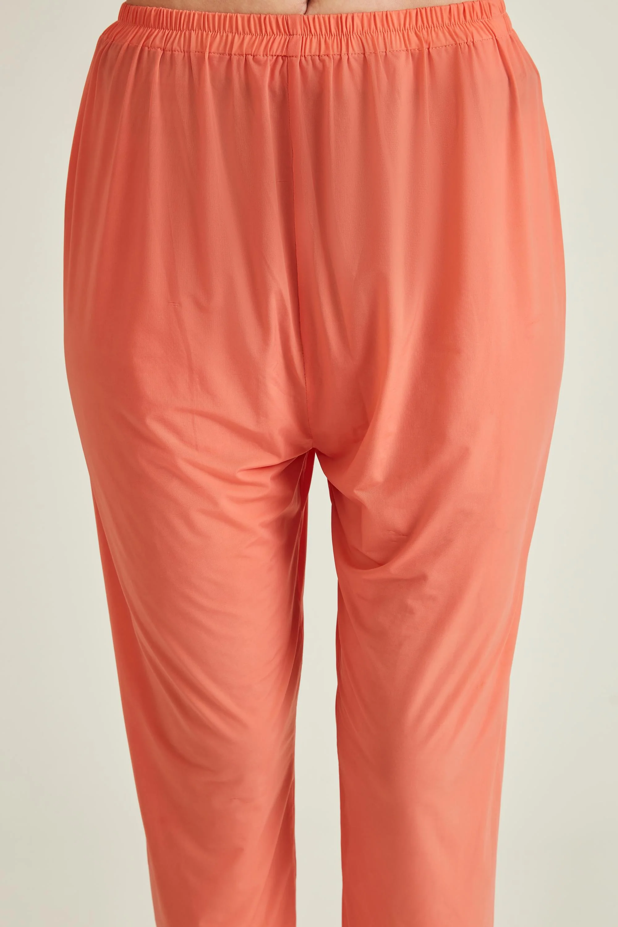 Neerus Peach Colour Georgette Fabric Suit-Anarkali - Image 7