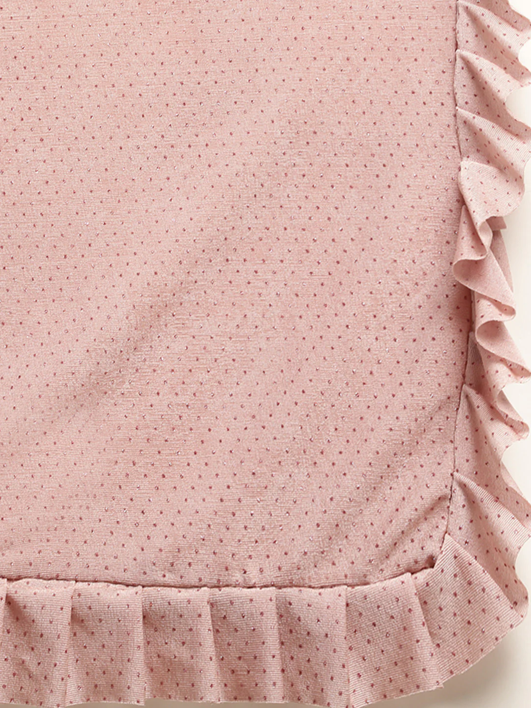 Neerus Peach Embellished Ready To Wear Saree With Blouse - Image 7
