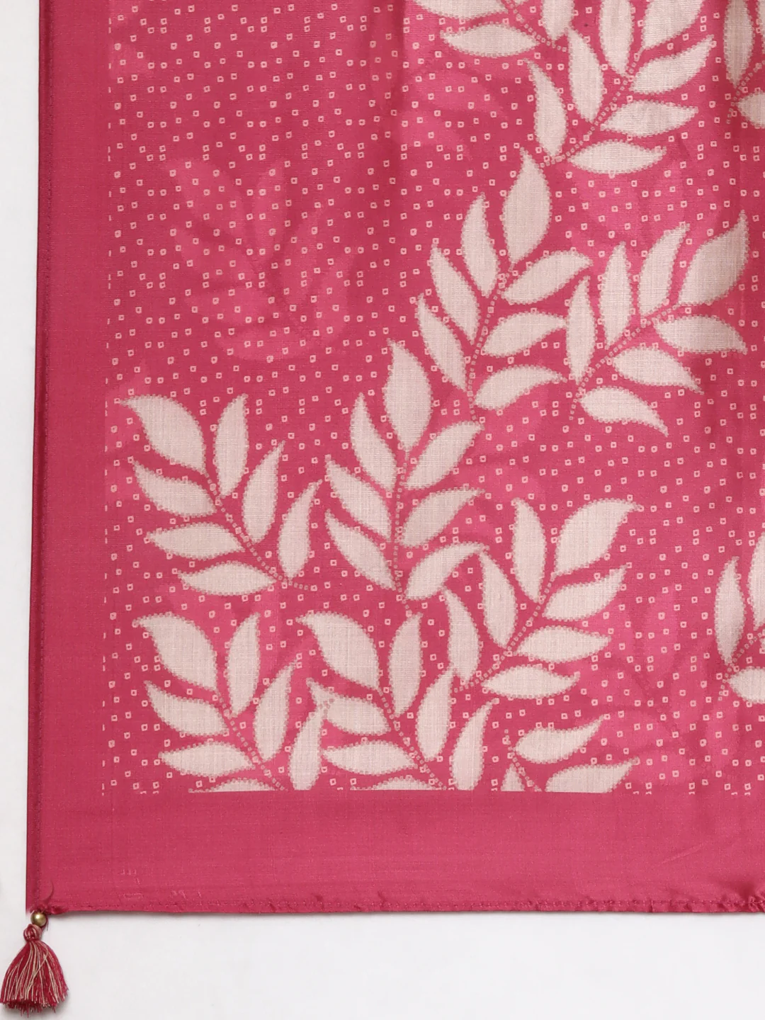 Neerus Pink Casual Ethnic Motifs Straight Kurta and Trousers With Dupatta - Image 8