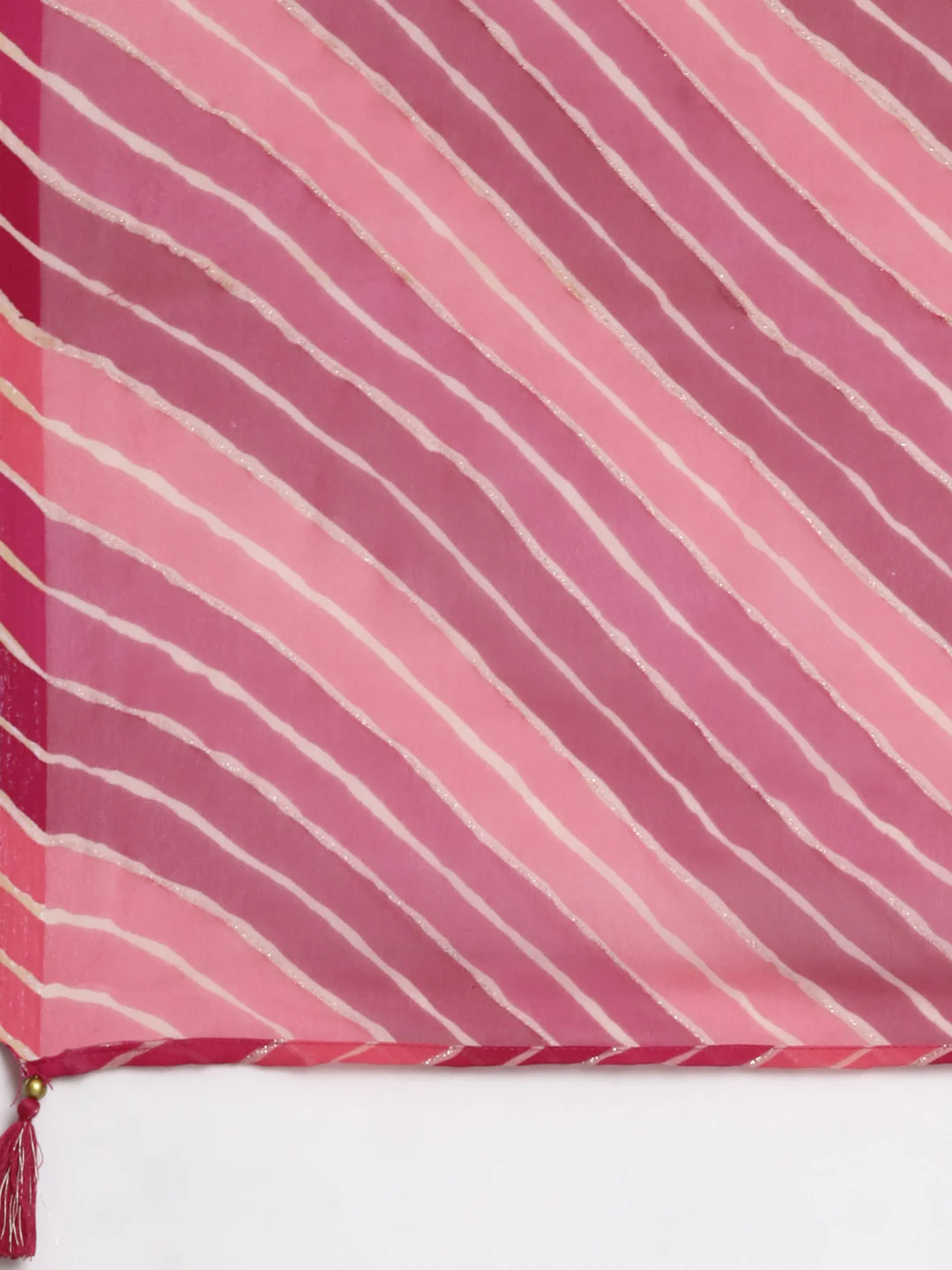 Neerus Pink Casual Solid Straight Kurta and Trousers With Dupatta - Image 8