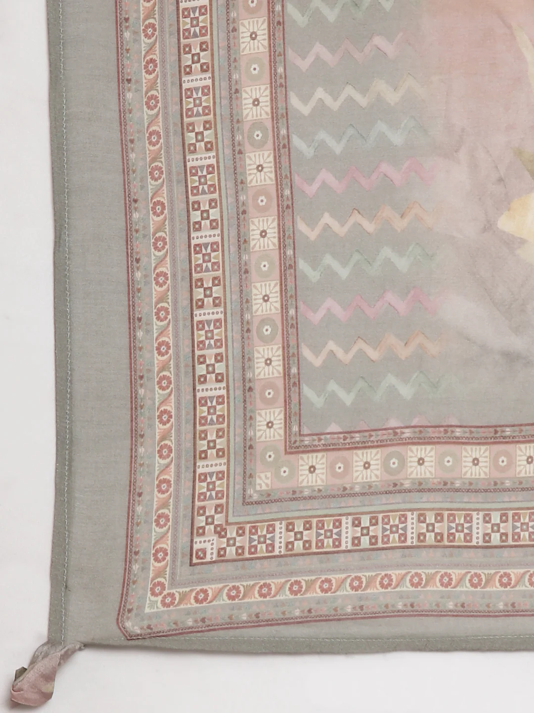 Neerus Pink Casual Straight Kurta and Trousers With Dupatta - Image 8